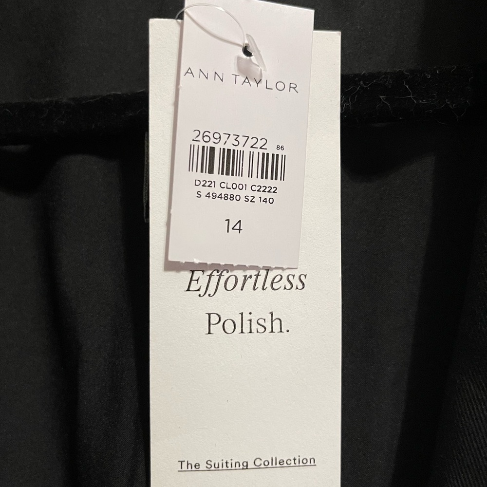 Ann Taylor The Long One Button Blazer in Bi-Stretch - NWT